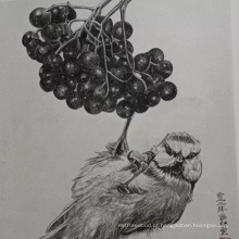 Pintura de caneta obras de pintura de caneta coruja